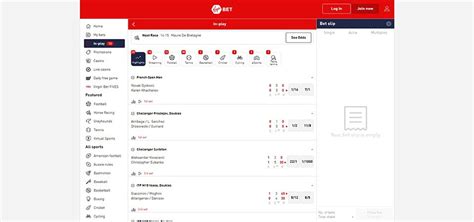 Virgin Bet Live Sports Betting .